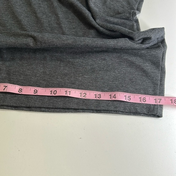 LA CLEF 2X tank dress soft 95% cotton 5%spandex grey scoop neck made in USA - Picture 14 of 15